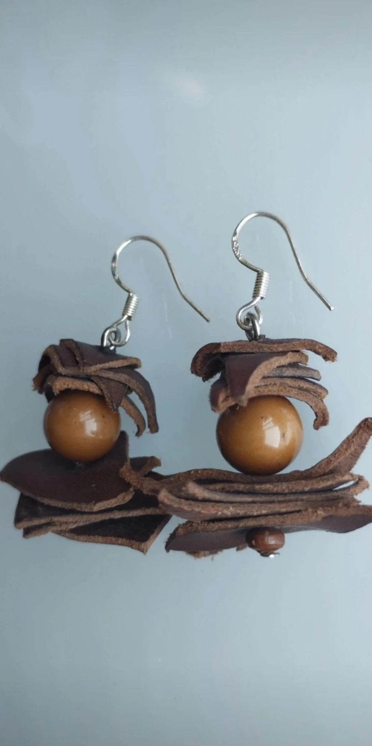 🌟🐂Bonitos y Originales Pendientes de Cuero🐂🌟